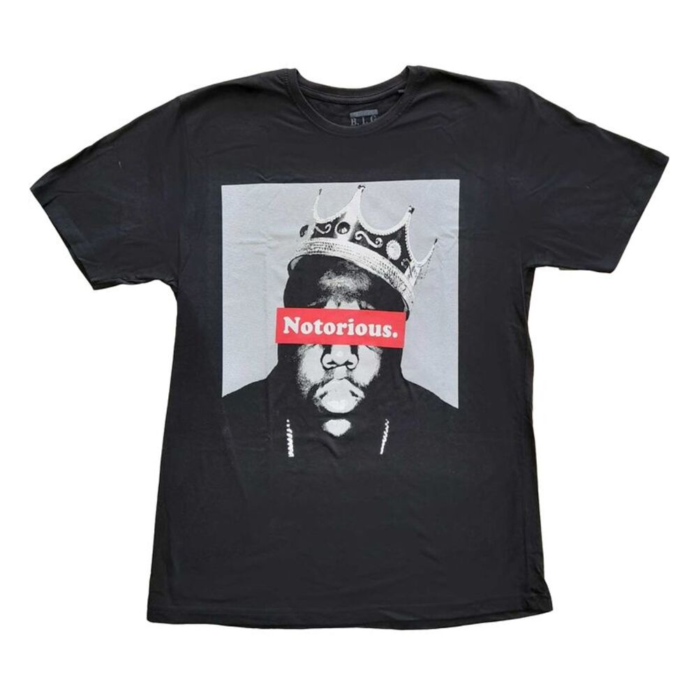 Biggie Smalls Unisex Adult The Notorious T-Shirt / Black